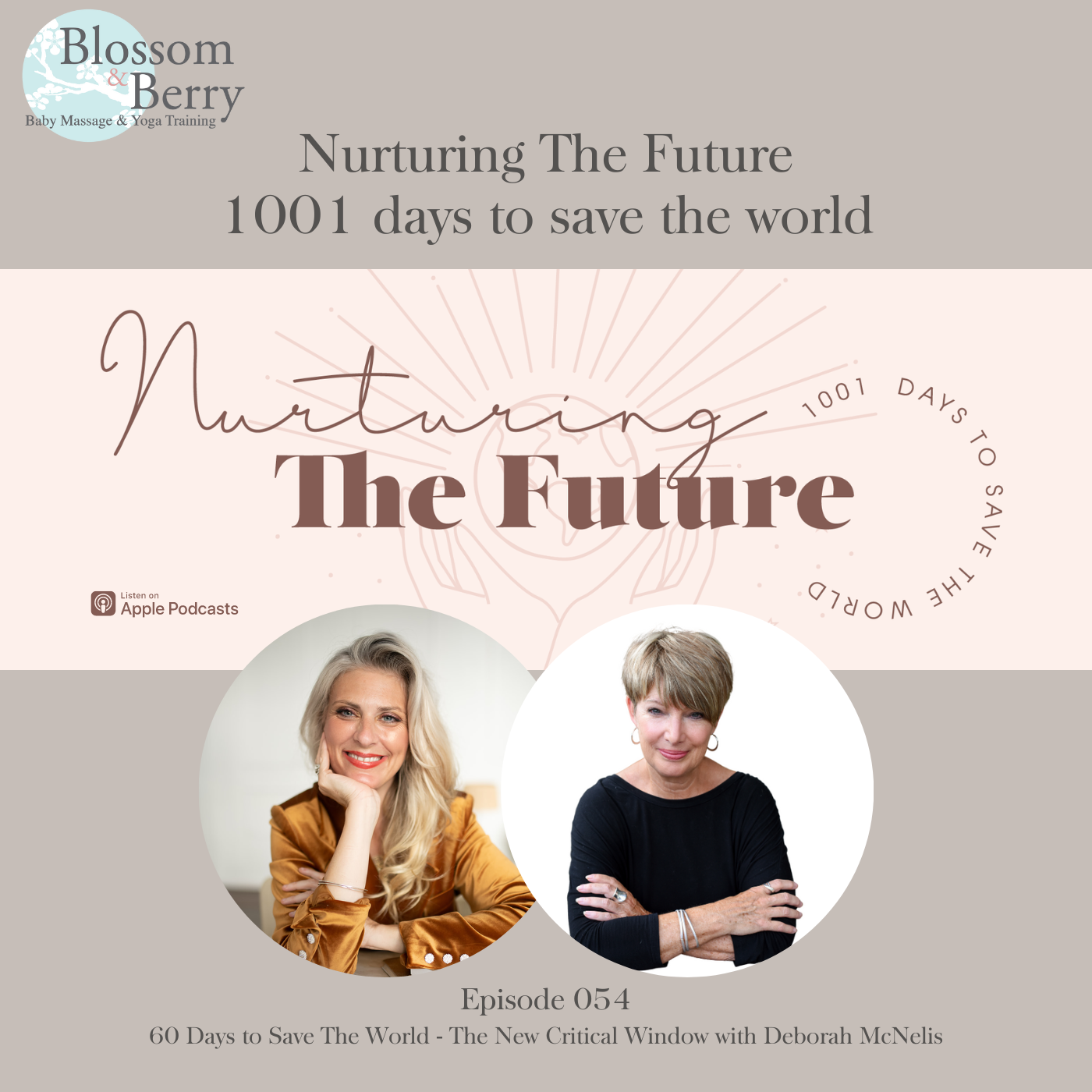 60 Days to Save The World - The New Critical Window with Deborah McNelis (Square)